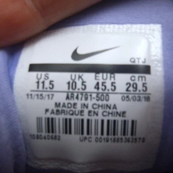 Size 11.5 - Nike Air VaporMax Plus Be True Men Shoes/Sneakers Brand New with Box - Picture 8 of 9